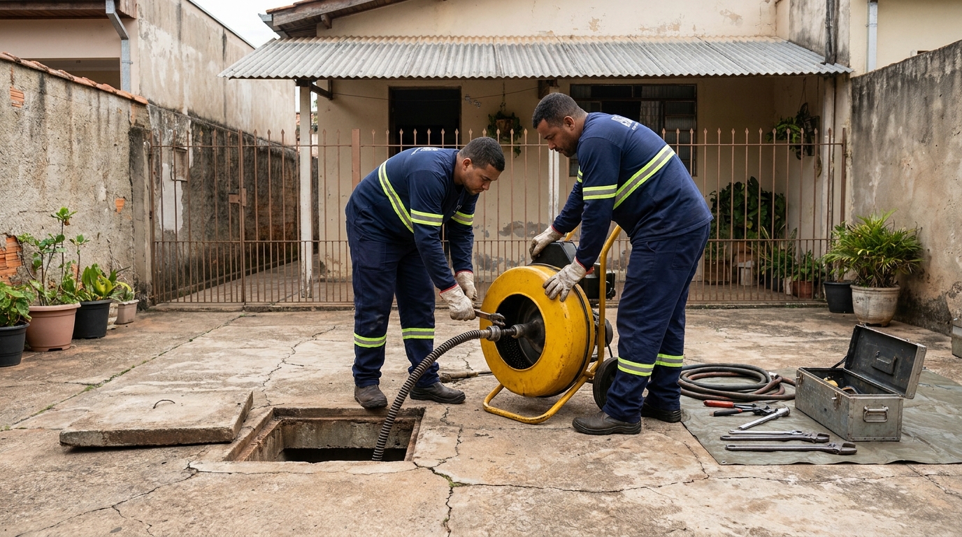 Desentupimento de esgoto perto de mim em Itaquaquecetuba‑SP